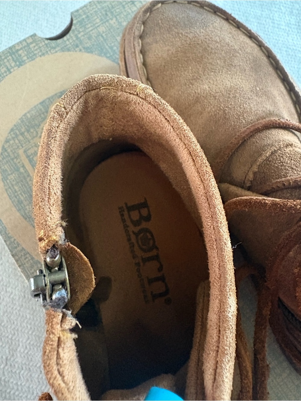 Born Women’s Brown Suede Booties - Picture 6 of 8